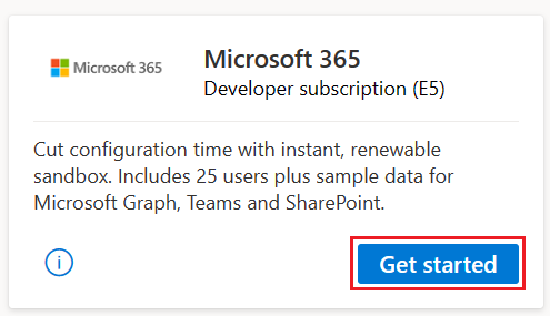 Плитка разработчика Microsoft 365