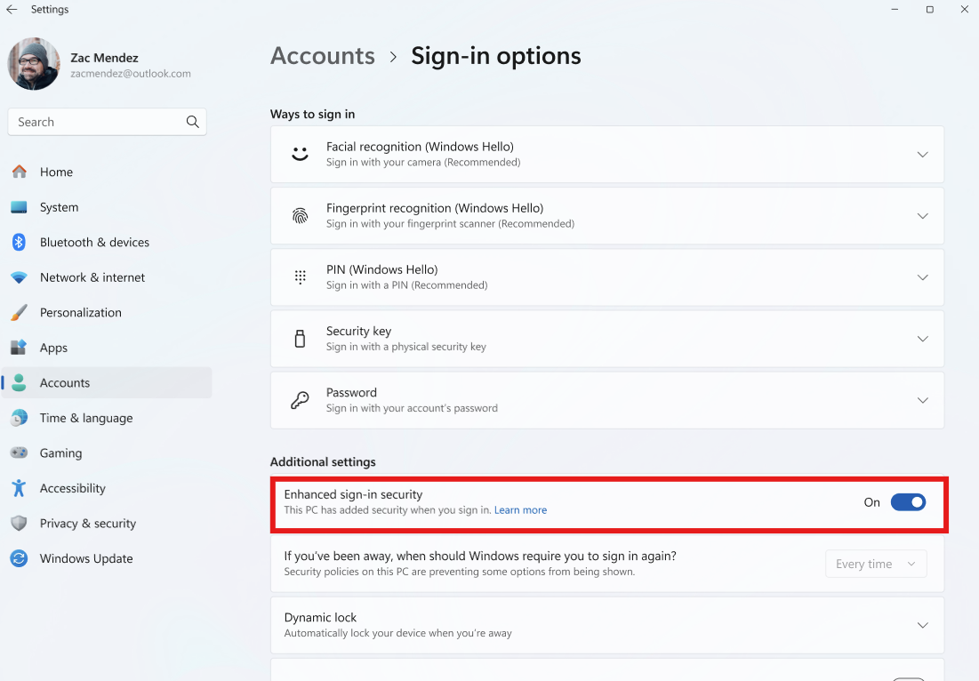 ESS включена и очищена