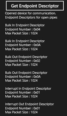 дескрипторы конечной точки usb.