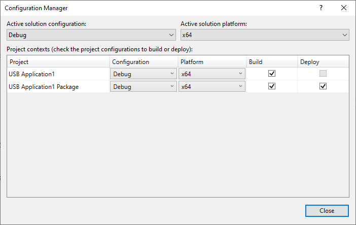 Снимок экрана: окно Configuration Manager с выбранным параметром 
