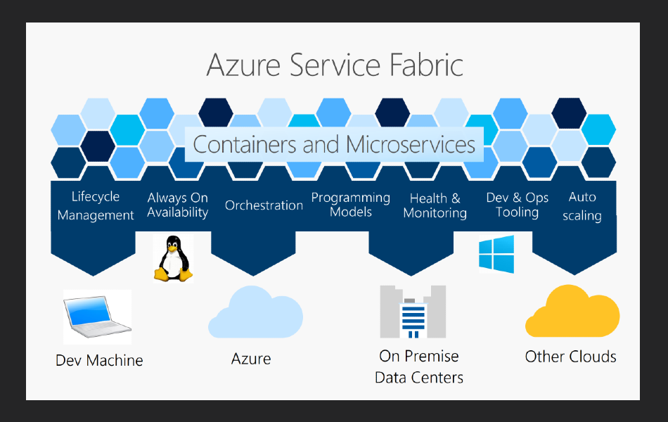Azure Service Fabric снимок экрана
