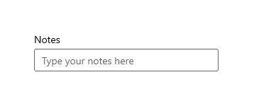 Простое текстовое поле