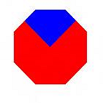 диаграмма, показывающая, что трехмерное преобразование не влияет на прямоугольник (визуальный элемент поворачивается в клипе).