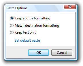 снимок экрана, показывающий пример элементов управления с более вертикальным интервалом.