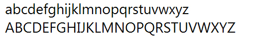 Иллюстрация алфавита в шрифте segoe ui 